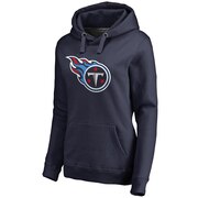 Add Tennessee Titans NFL Pro Line Women's Primary Team Logo Pullover Hoodie - Navy To Your NFL Collection