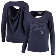 Add Dallas Cowboys Women's Pericles Tri-Blend Pullover Sweatshirt – Navy To Your NFL Collection