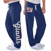 Add New York Giants G-III 4Her by Carl Banks Women's Scrimmage Fleece Pants - Royal To Your NFL Collection