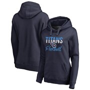 Add Tennessee Titans NFL Pro Line by Fanatics Branded Women's Free Line Pullover Hoodie - Navy To Your NFL Collection