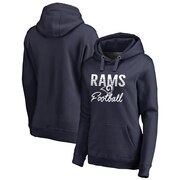 Add Los Angeles Rams NFL Pro Line by Fanatics Branded Women's Free Line Pullover Hoodie - Navy To Your NFL Collection