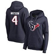 Add Deshaun Watson Houston Texans NFL Pro Line by Fanatics Branded Women's Player Icon Name & Number Pullover Hoodie - Navy To Your NFL Collection