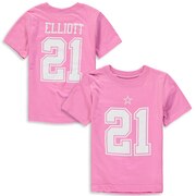 Dallas Cowboys Girls Toddler Player Name & Number T-Shirt - Pink