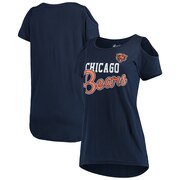 Add Chicago Bears G-III 4Her by Carl Banks Women's Make the Cut Scoop Neck Cold Shoulder T-Shirt – Navy To Your NFL Collection