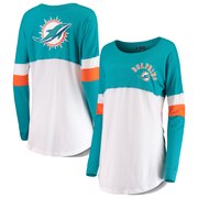 Add Miami Dolphins New Era Women's Varsity Athletic Long Sleeve T-Shirt – Aqua To Your NFL Collection