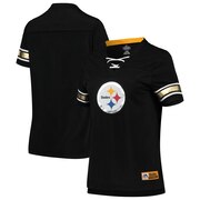 Add Pittsburgh Steelers Majestic Women's Game Day Draft Me V-Neck T-Shirt – Black To Your NFL Collection