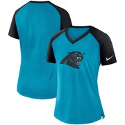 Add Carolina Panthers Nike Women's Top V-Neck T-Shirt – Blue/Black To Your NFL Collection