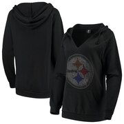 Add Pittsburgh Steelers Cuce Women's Huddle Up Pullover Hoodie – Black To Your NFL Collection