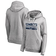 Add Dallas Cowboys NFL Pro Line by Fanatics Branded Women's Alternate First String Pullover Hoodie - Heathered Gray To Your NFL Collection
