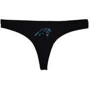 Add Carolina Panthers Concepts Sport Women's Solid Logo Thong - Black To Your NFL Collection