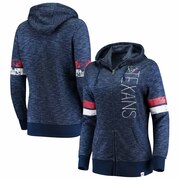 Add Houston Texans Majestic Women's Athletic Tradition Full-Zip Hoodie - Heathered Navy To Your NFL Collection