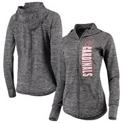 Add Arizona Cardinals G-III 4Her by Carl Banks Women's Defender Full-Zip Hoodie – Gray To Your NFL Collection