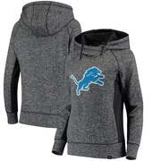 Add Detroit Lions NFL Pro Line by Fanatics Branded Women's Static Pullover Hoodie - Heathered Black/Charcoal To Your NFL Collection