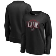 Add Houston Texans NFL Pro Line by Fanatics Branded Women's Arch Smoke Crew Neck Fleece Sweatshirt - Black To Your NFL Collection