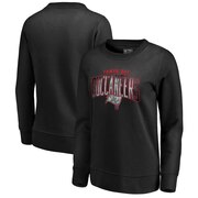 Add Tampa Bay Buccaneers NFL Pro Line by Fanatics Branded Women's Arch Smoke Crew Neck Fleece Sweatshirt - Black To Your NFL Collection