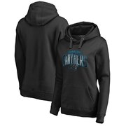 Add Carolina Panthers NFL Pro Line by Fanatics Branded Women's Plus Size Arch Smoke Pullover Hoodie To Your NFL Collection