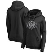 Add Los Angeles Rams NFL Pro Line by Fanatics Branded Women's Plus Size Arch Smoke Pullover Hoodie To Your NFL Collection