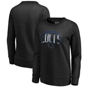 Add Indianapolis Colts NFL Pro Line by Fanatics Branded Women's Arch Smoke Crew Neck Fleece Sweatshirt - Black To Your NFL Collection