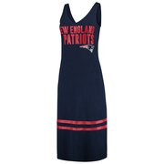 New England Patriots G-III 4Her by Carl Banks Women's Opening Day Maxi Dress – Navy/Red
