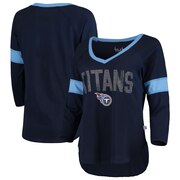 Add Tennessee Titans Touch by Alyssa Milano Women's Ultimate Fan 3/4 Sleeve Raglan T-Shirt - Navy To Your NFL Collection