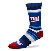 Add New York Giants For Bare Feet Women's Rainbow Stripe Tri-Blend Crew Socks To Your NFL Collection