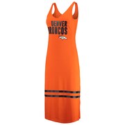 Denver Broncos G-III 4Her by Carl Banks Women's Opening Day Maxi Dress – Orange/Navy