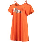 Denver Broncos G-III 4Her by Carl Banks Women's All In Cold Shoulder Dress - Orange