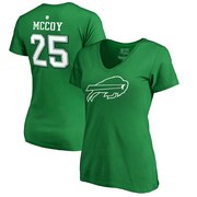 Add LeSean McCoy Buffalo Bills NFL Pro Line by Fanatics Branded Women's St. Patrick's Day Icon V-Neck Name & Number T-Shirt - Kelly Green To Your NFL Collection