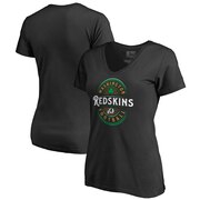 Add Washington Redskins NFL Pro Line by Fanatics Branded Women's Forever Lucky V-Neck T-Shirt - Black To Your NFL Collection