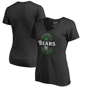 Add Chicago Bears NFL Pro Line by Fanatics Branded Women's Forever Lucky V-Neck T-Shirt - Black To Your NFL Collection