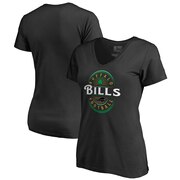 Add Buffalo Bills NFL Pro Line by Fanatics Branded Women's Forever Lucky V-Neck T-Shirt - Black To Your NFL Collection