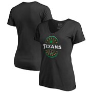 Add Houston Texans NFL Pro Line by Fanatics Branded Women's Forever Lucky V-Neck T-Shirt - Black To Your NFL Collection