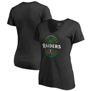 Add Oakland Raiders NFL Pro Line by Fanatics Branded Women's Forever Lucky V-Neck T-Shirt - Black To Your NFL Collection