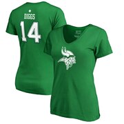 Add Stefon Diggs Minnesota Vikings NFL Pro Line by Fanatics Branded Women's St. Patrick's Day Icon Name & Number V-Neck T-Shirt – Kelly Green To Your NFL Collection