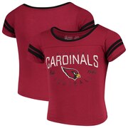 Add Arizona Cardinals NFL Pro Line by Fanatics Branded Girls Youth Live For It 2-Stripe T-Shirt – Cardinal To Your NFL Collection