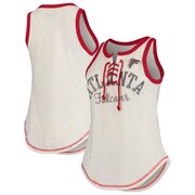 Add Atlanta Falcons Touch by Alyssa Milano Women's Shout Out Lace-Up Tank Top – White/Red To Your NFL Collection