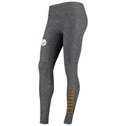 Order Pittsburgh Steelers NFL Pro Line by Fanatics Branded Women's Greatest Impact Leggings – Heathered Black at low prices.