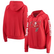 Add Tampa Bay Buccaneers New Era Women's Touchdown Fleece Pullover Hoodie – Red To Your NFL Collection