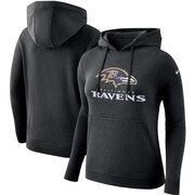 Add Baltimore Ravens Nike Women's Club Tri-Blend Pullover Hoodie - Black To Your NFL Collection