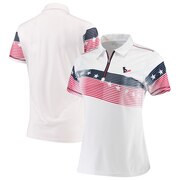 Add Houston Texans Antigua Women's Patriot Quarter-Zip Polo – White To Your NFL Collection