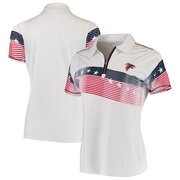 Add Atlanta Falcons Antigua Women's Patriot Quarter-Zip Polo – White To Your NFL Collection