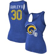 Add Todd Gurley II Los Angeles Rams Majestic Threads Women's Player Name & Number Tri-Blend Tank Top – Royal To Your NFL Collection