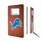 Add Detroit Lions Football Credit Card USB Drive & Bottle Opener To Your NFL Collection
