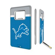 Add Detroit Lions Striped Credit Card USB Drive & Bottle Opener To Your NFL Collection