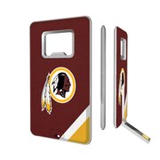 Add Washington Redskins Diagonal Stripe Credit Card USB Drive & Bottle Opener To Your NFL Collection