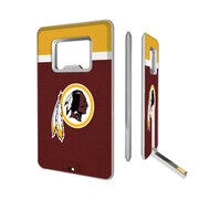 Add Washington Redskins Striped Credit Card USB Drive & Bottle Opener To Your NFL Collection