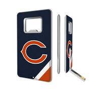 Add Chicago Bears Diagonal Stripe Credit Card USB Drive & Bottle Opener To Your NFL Collection