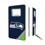 Add Seattle Seahawks Diagonal Stripe Credit Card USB Drive & Bottle Opener To Your NFL Collection