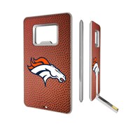 Add Denver Broncos Football Credit Card USB Drive & Bottle Opener To Your NFL Collection