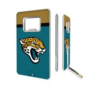 Add Jacksonville Jaguars Striped Credit Card USB Drive & Bottle Opener To Your NFL Collection